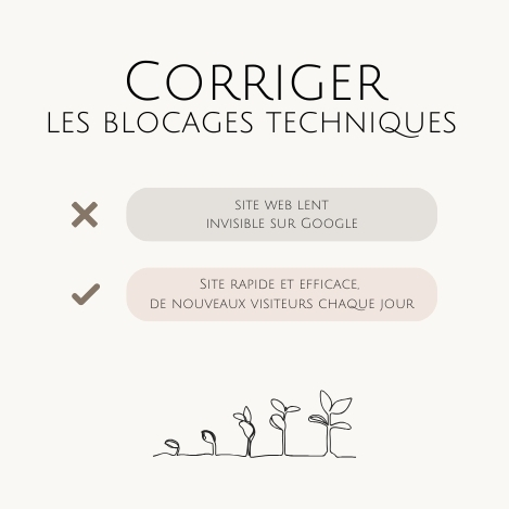 corriger les erreurs techniques d'un site internet