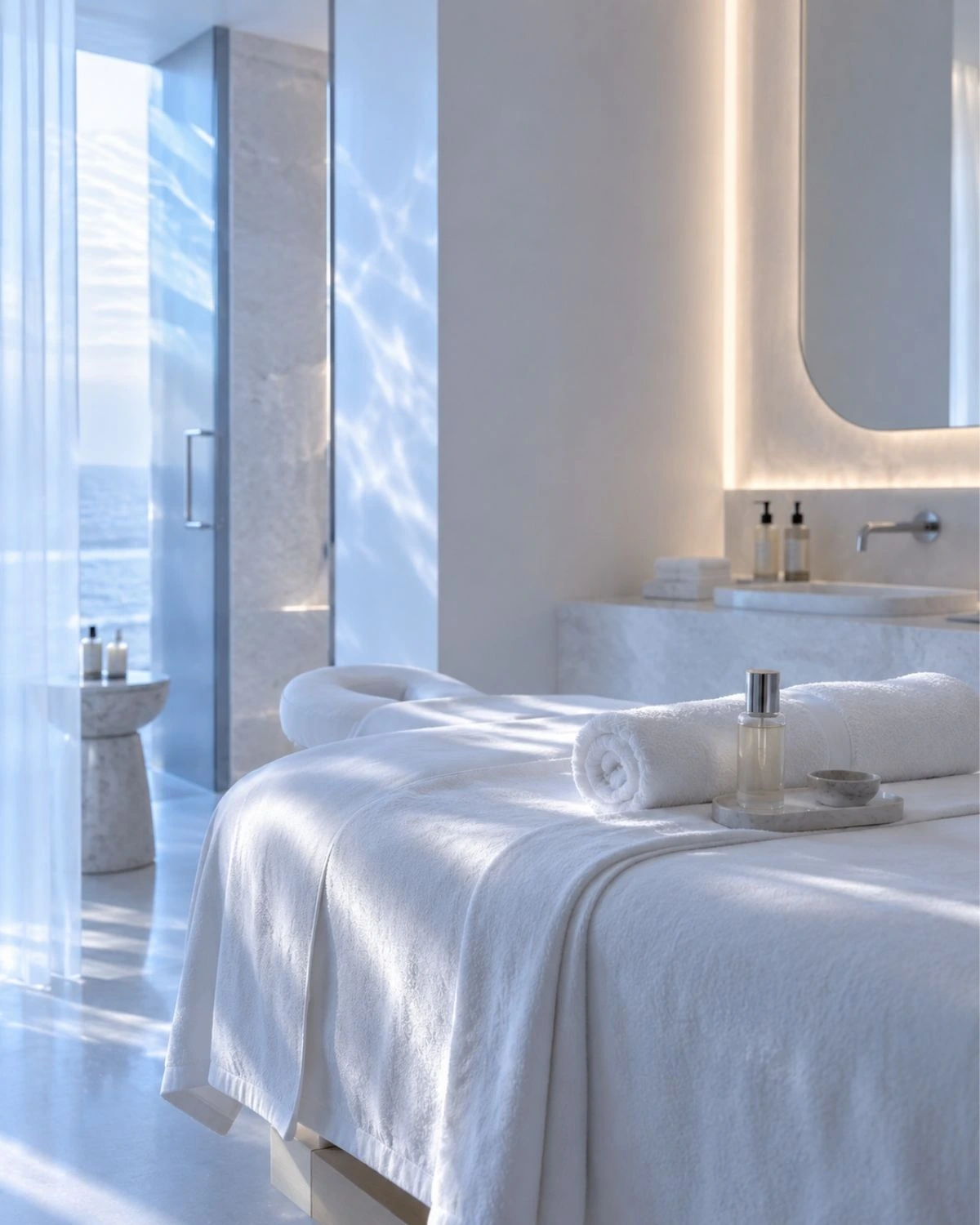 Bassin intérieur d'un spa et centre de bien-être